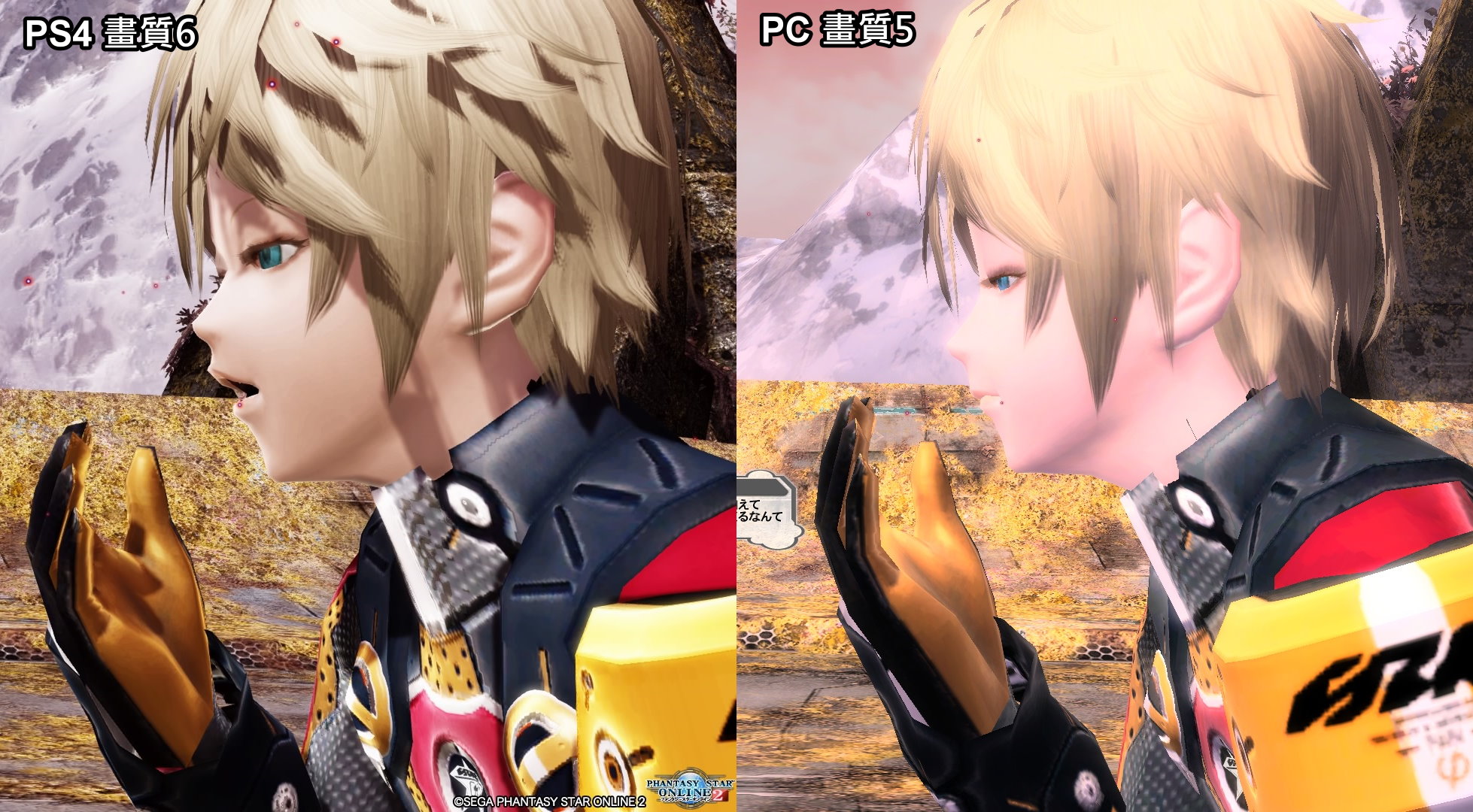 PS4入手 & PS4版 PSO2 CLOSE BETA TEST 感想