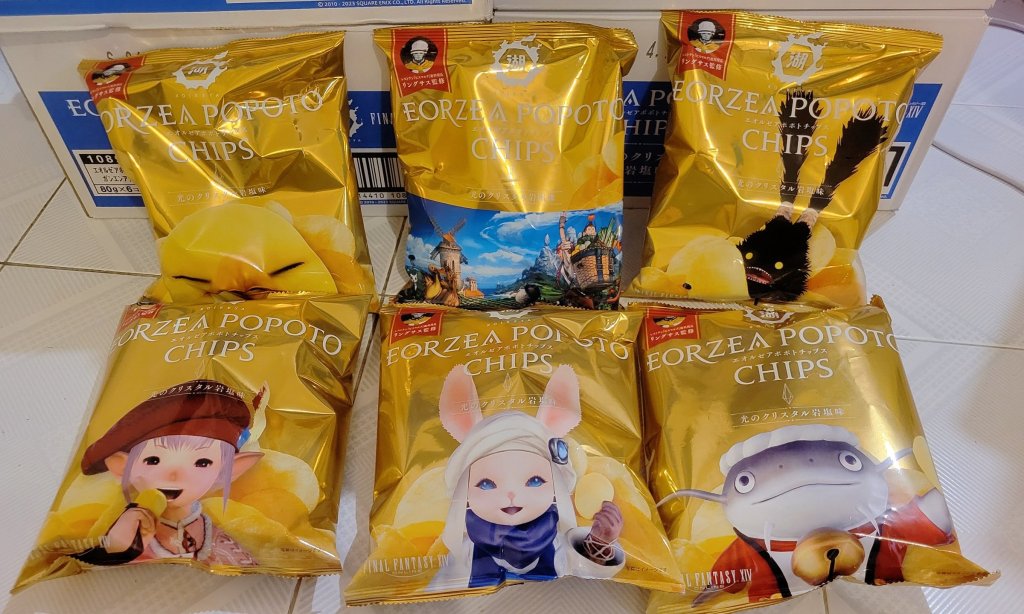 湖池屋×FF14 聯乘水晶岩鹽薯片！