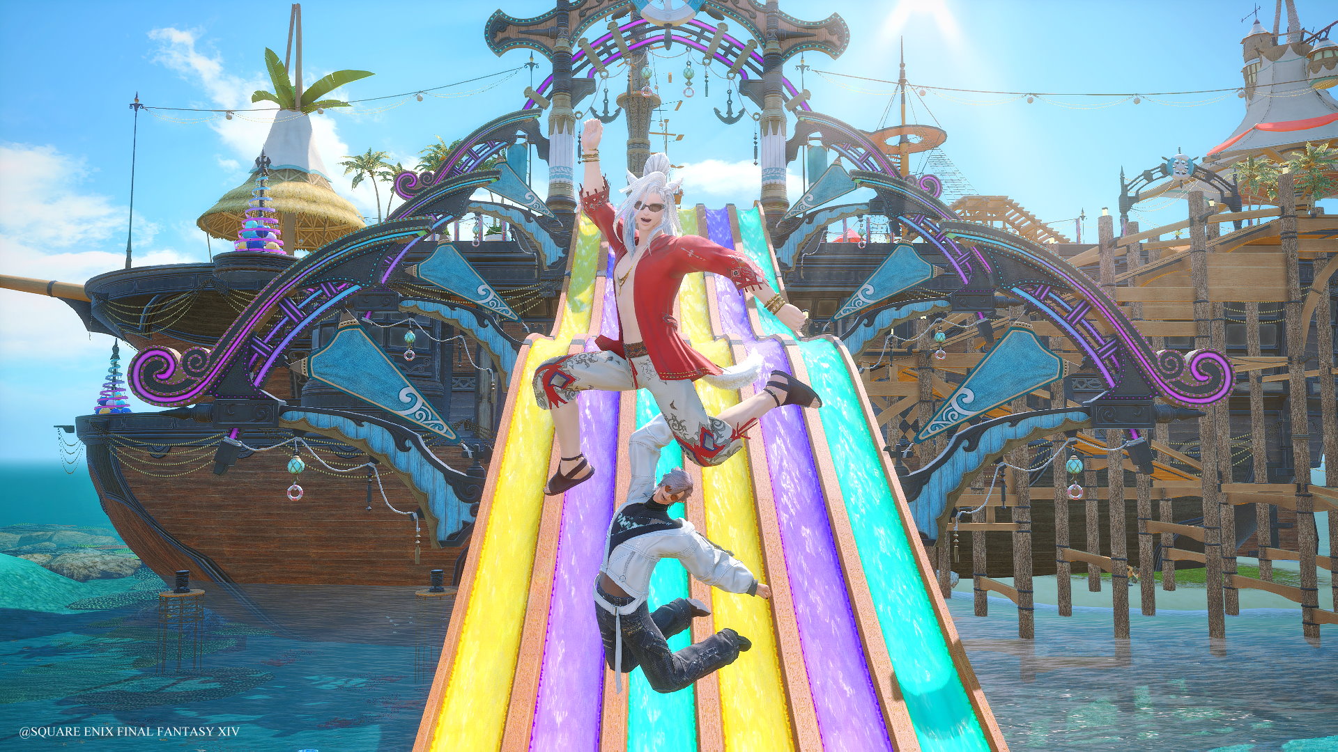 [FF14] 紅蓮祭 2025 水上樂園！以及補記一個小敗家…